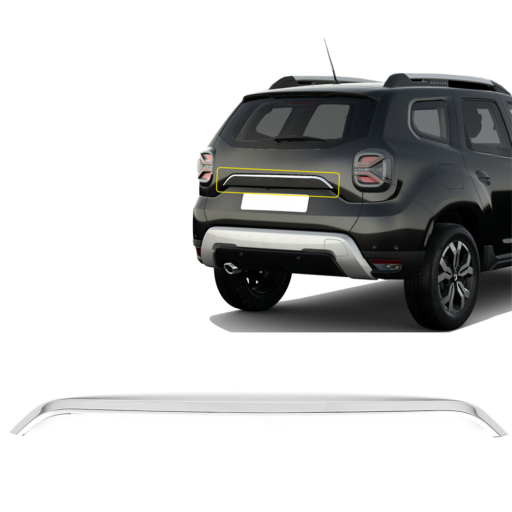 Dacia Duster SUV Krom Bagaj Çıtası (Paslanmaz Çelik) - 2018-2023 Modeller