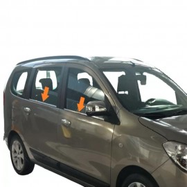 Dacia Lodgy MPV Krom Cam Çıtası (4 Parça Paslanmaz Çelik) - 2013-2024 Modeller
