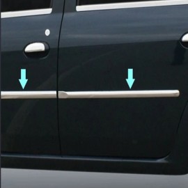 Dacia Logan Sedan Krom Yan Kapı Çıtası (4 Parça Paslanmaz Çelik) - 2005-2012 Modeller