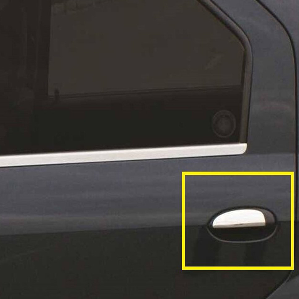 Dacia Logan Facelift SD Krom Kapı Kolu (4 Kapı Paslanmaz Çelik) - 2008-2013 Modeller