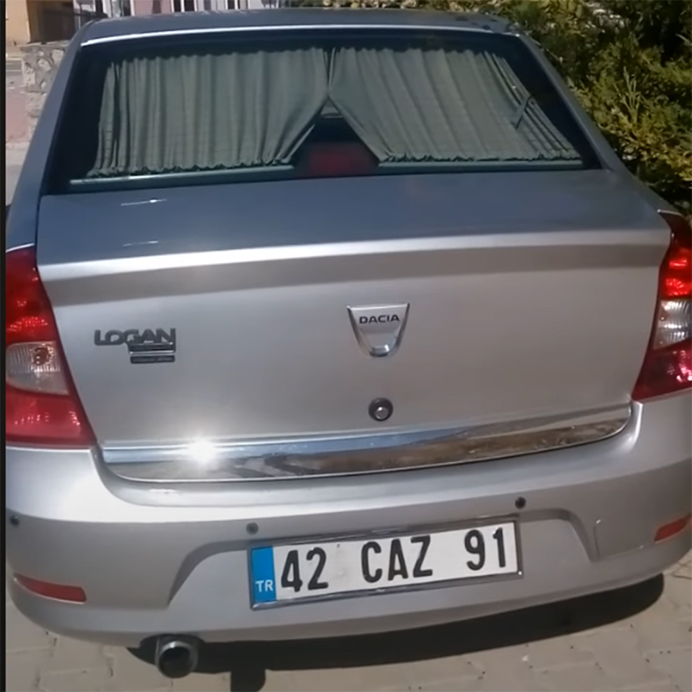 Dacia Logan Facelift SD Krom Bagaj Alt Çıtası (Paslanmaz Çelik) - 2008-2013 Modeller