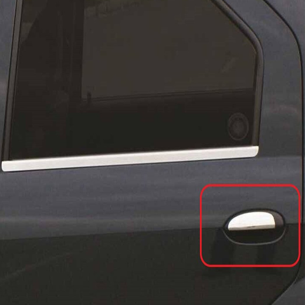 Dacia Logan MCV SW Krom Kapı Kolu 4 Kapı Paslanmaz Çelik - 2006-2013 Modeller
