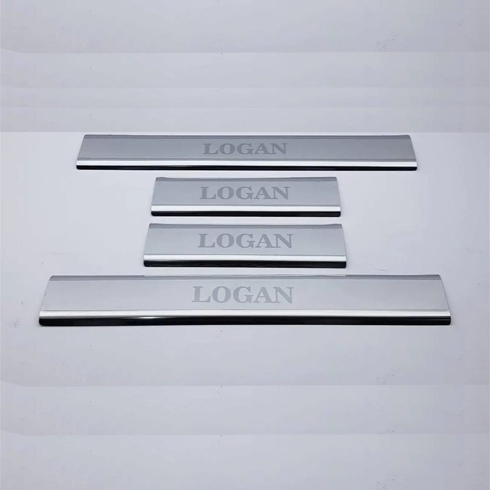 Dacia Logan MCV SW Krom Kapı Eşiği 4 Parça Paslanmaz Çelik - 2006-2013 Modeller