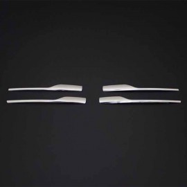 Dacia Logan MCV SW Krom Ön Panjur (4 Parça Paslanmaz Çelik) - 2013-2016 Modeller İçin