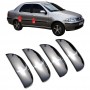 Fiat Albea Sedan Krom Kapı Kolu 4 Kapı Paslanmaz Çelik - 2002-2012 Modeller