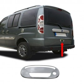 Fiat Doblo Chrome Tailgate Handle Cover (2 Pieces Stainless Steel) - 2000-2010 Models