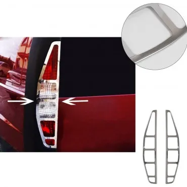 Fiat Doblo Krom Stop Çerçevesi (2 Parça Paslanmaz Çelik) - 2000-2006 Modeller