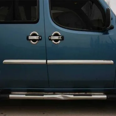 Fiat Doblo Krom Yan Kapı Çıtası (4 Parça Paslanmaz Çelik) - 2000-2006 Modeller