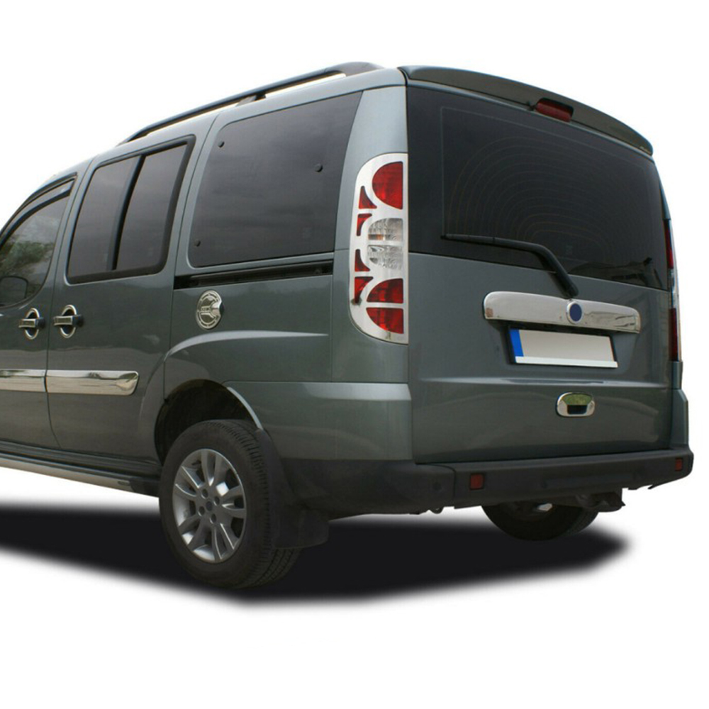 Fiat Doblo Krom Stop Çerçevesi (Paslanmaz Çelik 2 Parça) - 2006-2010 Modeller