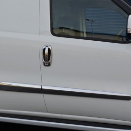 Fiat Doblo Chrome Door Handle 4 Doors 8 Pieces (Stainless Steel Set) - 2010-2022 Models