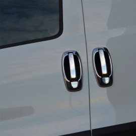 Fiat Doblo Chrome Door Handle 4 Doors 8 Pieces (Stainless Steel Set) - 2010-2022 Models