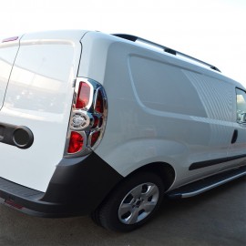 Fiat Doblo Tail Light Frame (2 Pieces ABS Chrome) - 2010-2014 Models