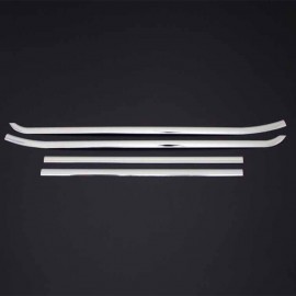 Fiat Doblo Chrome Window Trim (4 Pieces Stainless Steel) - 2010-2022 Models