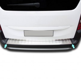 Fiat Doblo Krom Arka Tampon Eşiği (Paslanmaz Çelik) - 2023 ve Sonrası Modeller