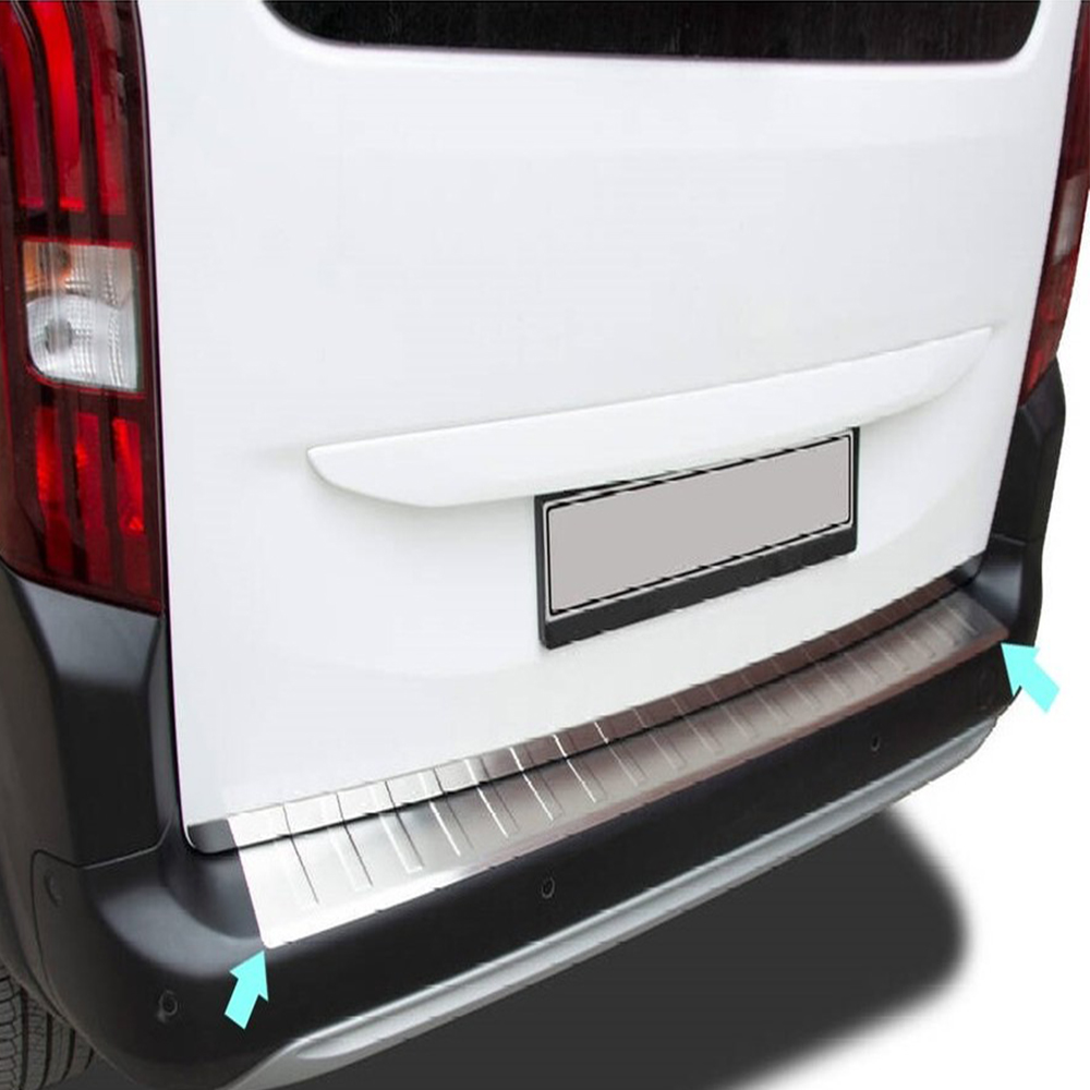 Fiat Doblo Krom Arka Tampon Eşiği (Paslanmaz Çelik) - 2023 ve Sonrası Modeller