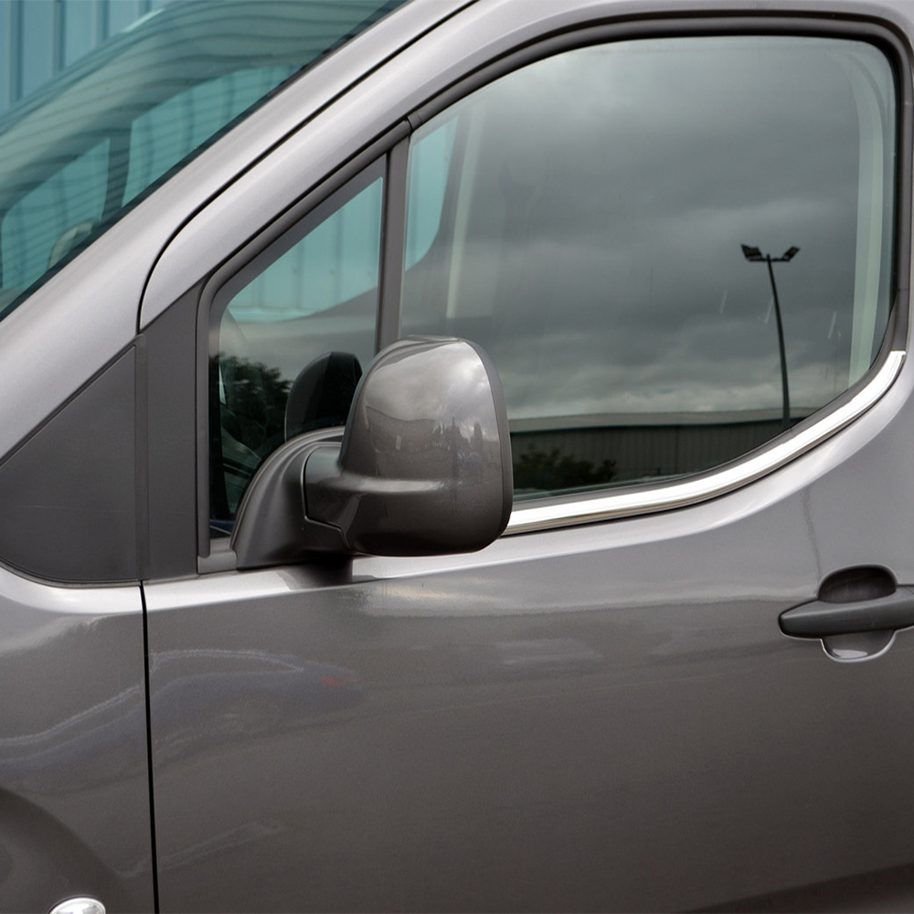 Fiat Doblo Krom Cam Çıtası (2 Parça Paslanmaz Çelik) - 2023 ve Sonrası Modeller