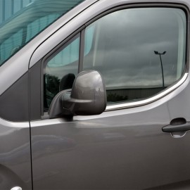 Fiat Doblo Krom Cam Çıtası (2 Parça Paslanmaz Çelik) - 2023 ve Sonrası Modeller