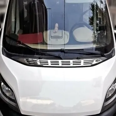 Fiat Ducato Krom Kaput Üst Havalandırma (1 Parça Paslanmaz Çelik) - 2014-2023