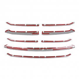 Fiat Ducato Krom Ön Panjur (8 Parça Paslanmaz Çelik) - 2015-2022