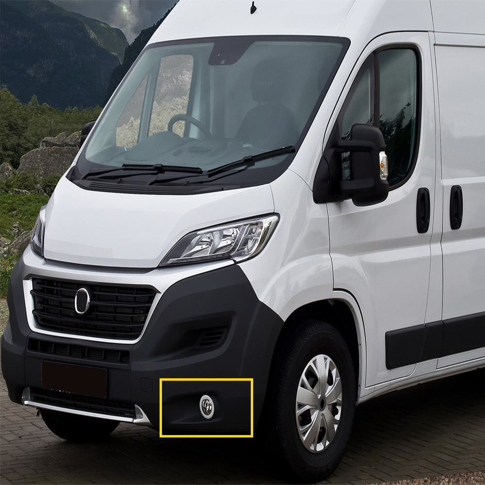 Fiat Ducato Krom Sis Farı Çerçevesi (2 Parça Paslanmaz Çelik) - 2014-2023 Modeller