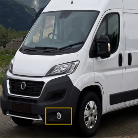Fiat Ducato Krom Sis Farı Çerçevesi (2 Parça Paslanmaz Çelik) - 2014-2023 Modeller