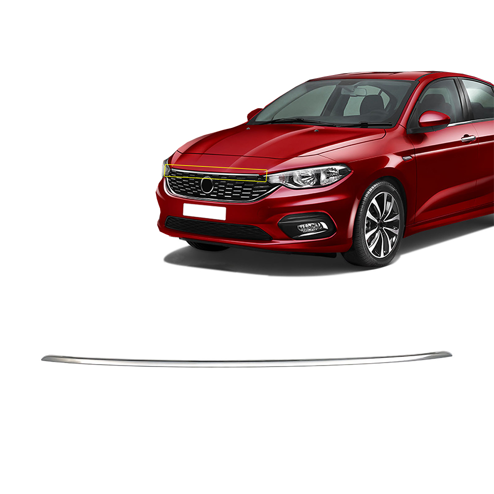 Fiat Egea SD Chrome Hood Molding (Stainless Steel) - 2015-2020 Models