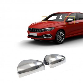 Fiat Egea SD Krom Ayna Kapağı (2 Parça Paslanmaz Çelik) - 2015-2024 Modeller