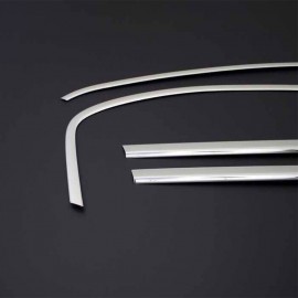 Fiat Egea SD Chrome Window Frame (8 Pieces Stainless Steel) - 2015-2024 Models