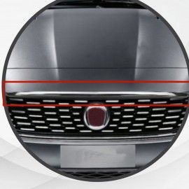 Fiat Egea HB Chrome Front Hood Trim (1 Piece - Stainless Steel) - 2015-2020 Models