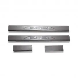 Fiat Egea HB Krom Kapı Eşiği (4 Parça - Paslanmaz Çelik) - 2015-2024 Modeller