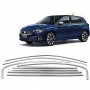 Fiat Egea HB Krom Cam Çerçevesi (8 Parça Paslanmaz Çelik) - 2015-2024 Modeller