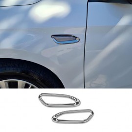 Fiat Egea HB Chrome Signal Frame (2 Pieces Stainless Steel) - 2015-2024 Models