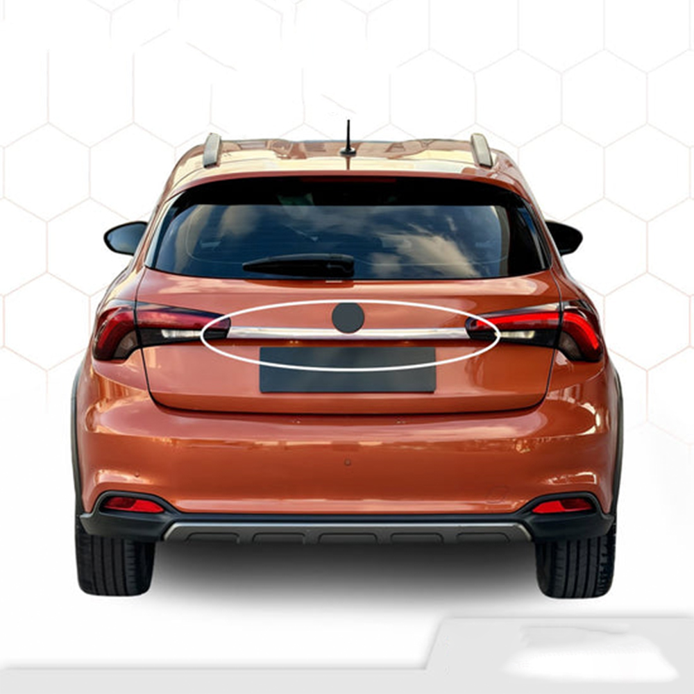 Fiat Egea Cross Krom Bagaj Çıtası (Paslanmaz Çelik) - Hatchback - 2016-2024 Modeller