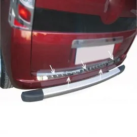 Fiat Fiorino Minivan Krom Arka Tampon Eşiği (Paslanmaz Çelik) - 2007-2024 Modeller