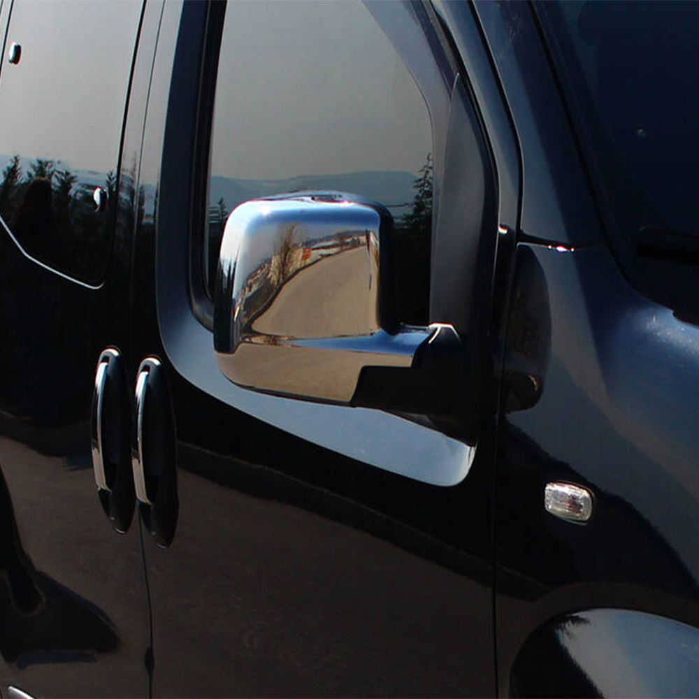 Fiat Fiorino Minivan Krom Ayna Kapağı (2 Parça ABS Krom) - 2007-2024 Modeller