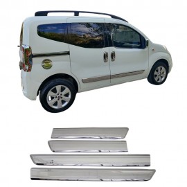 Fiat Fiorino Minivan Krom Yan Kapı Çıtası (4 Parça Paslanmaz Çelik) - 2007-2016 Modeller