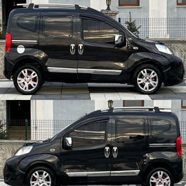 Fiat Fiorino Minivan Chrome Sliding Door Molding (4 Pieces Stainless Steel) - 2007-2024 Models