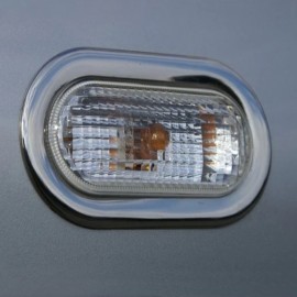 Fiat Fiorino Minivan Krom Sinyal Çerçevesi (2 Parça Paslanmaz Çelik) - 2007-2024 Modeller