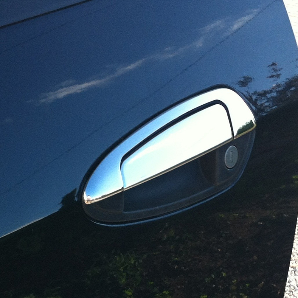 Fiat Grande Punto HB Chrome Door Handle (4 Doors, 8 Pieces Stainless Steel Set) - 2005 and Later Models