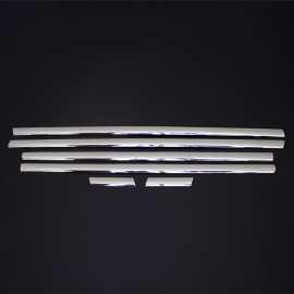 Fiat Grande Punto HB Chrome Window Trim (Stainless Steel) - 2005 and Later Models (6 Pieces)