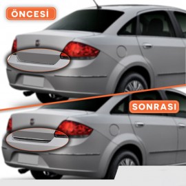 Fiat Linea SD Krom Bagaj Alt Çıta (Paslanmaz Çelik) - 2007-2011