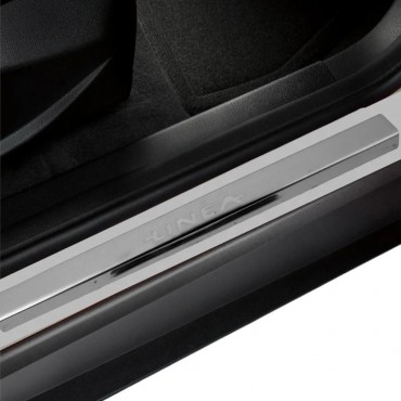 Fiat Linea SD Krom Kapı Eşiği (Paslanmaz Çelik) - 2007-2011 Modeller (4 Parça)