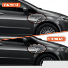 Fiat Linea SD Chrome Signal Frame (Stainless Steel) - 2 Pieces - 2007-2011 Models