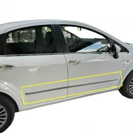 Fiat Linea SD Krom Yan Kapı Çıtası (Paslanmaz Çelik) - 2012-2017 Modeller (4 Parça)