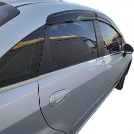 Fiat Linea SD Chrome Window Trim (Stainless Steel) - 2012-2017 Models (8 Pieces)