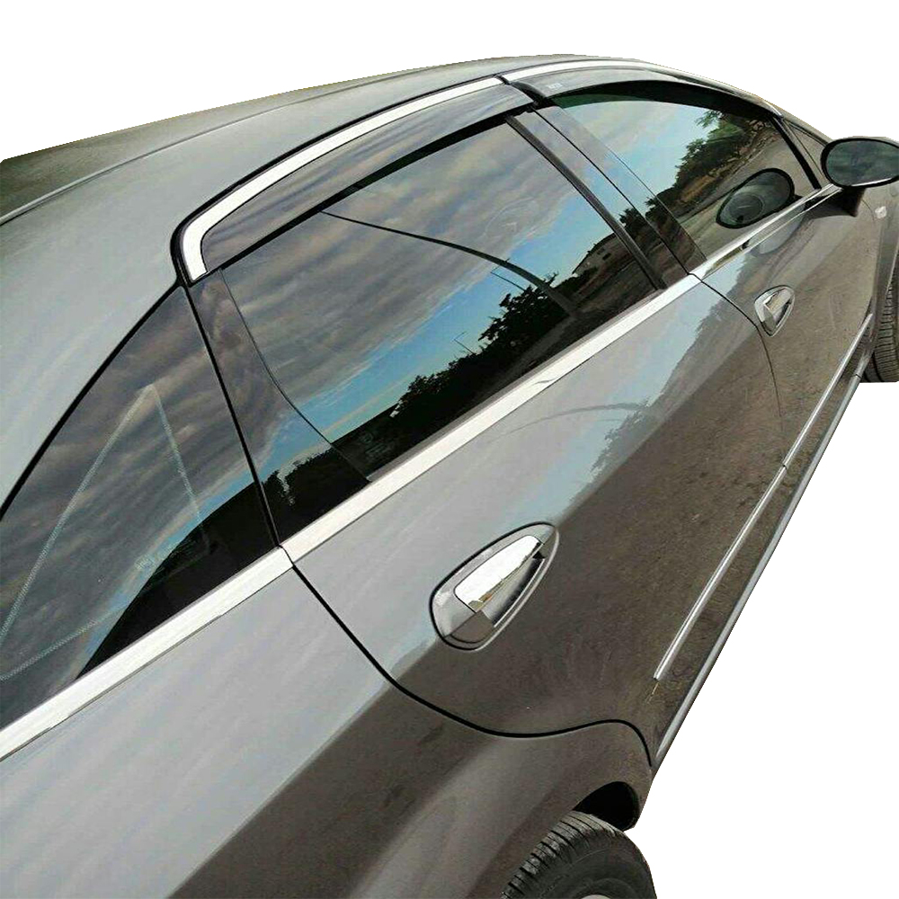 Fiat Linea SD Chrome Window Trim (Stainless Steel) - 2012-2017 Models (8 Pieces)