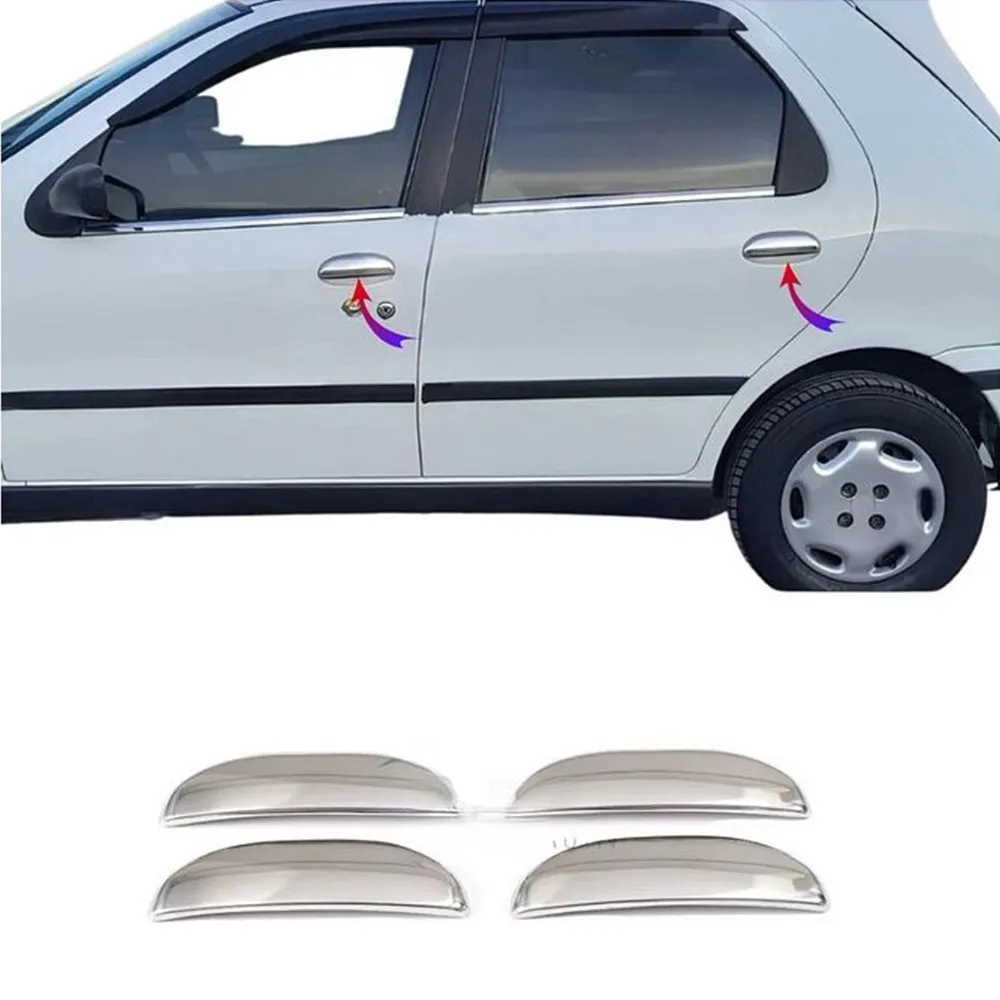 Fiat Palio HB Krom Kapı Kolu (Paslanmaz Çelik) - 4 Kapı - 1998-2011 Modeller