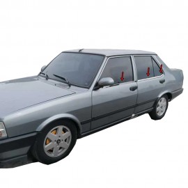 Fiat-Tofaş Doğan-Şahin-Kartal Chrome Window Trim (Stainless Steel) - 6 Pieces