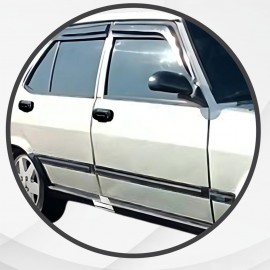 Fiat-Tofaş Doğan-Şahin-Kartal Krom Z Marşbiyel (Paslanmaz Çelik) - 2 Parça