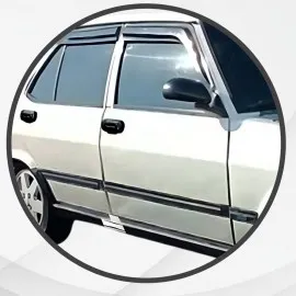 Fiat-Tofaş Doğan-Şahin-Kartal Krom Z Marşbiyel (Paslanmaz Çelik) - 2 Parça